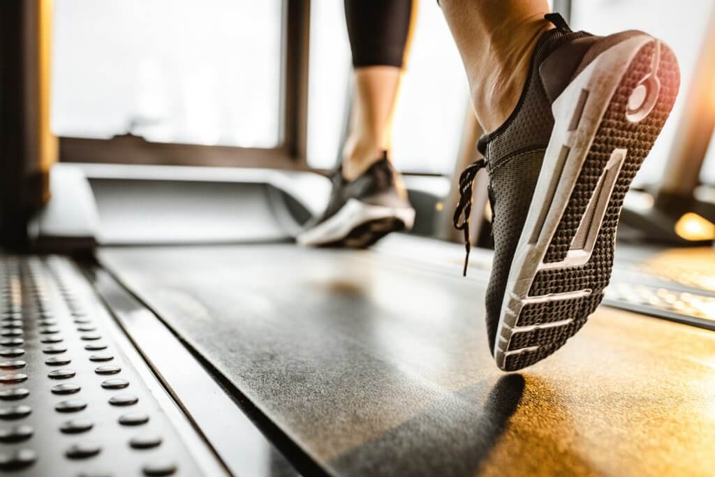 Woman Exercising